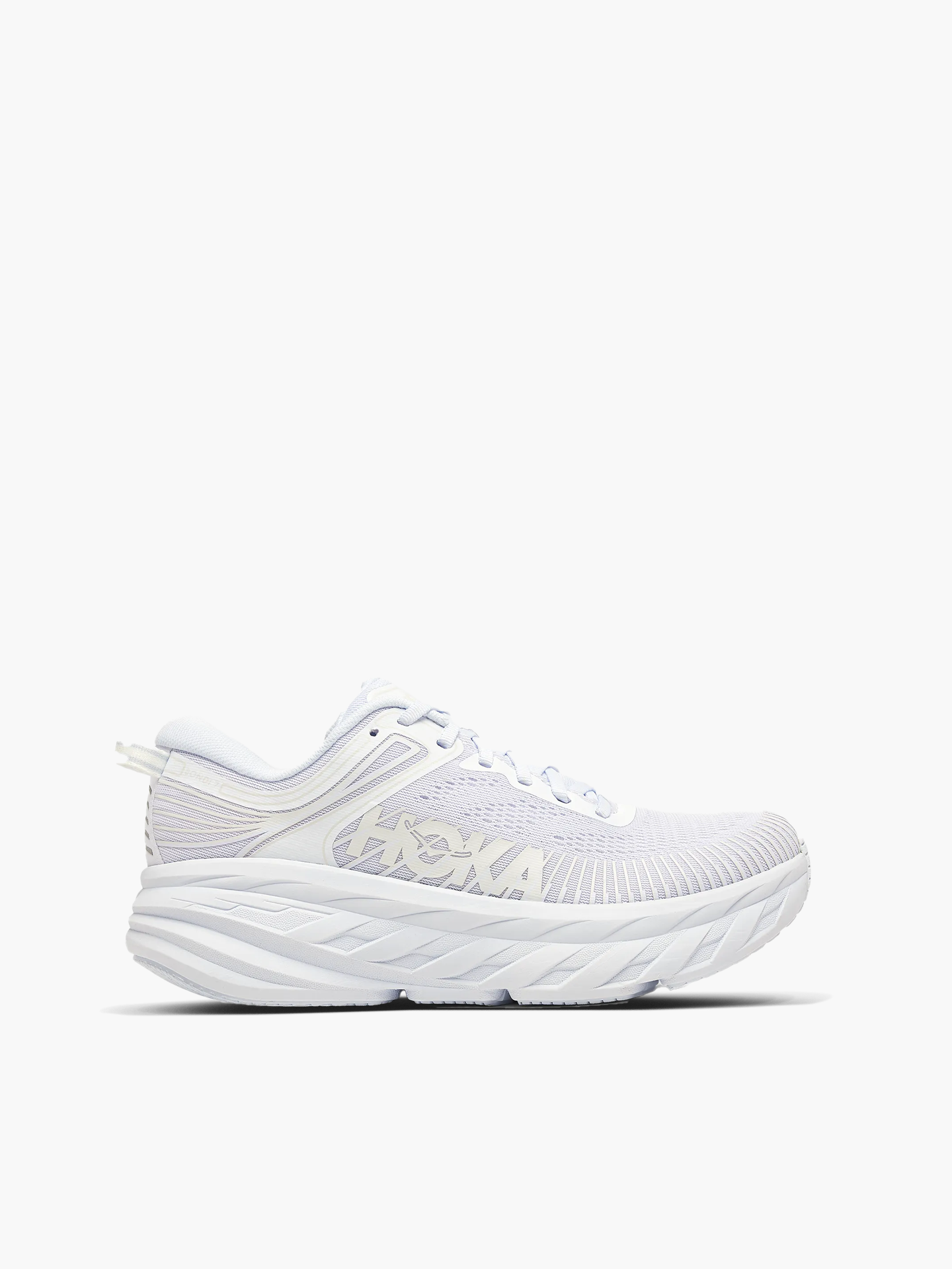 

1110519WWH08.5 Кроссовки женские Hoka W BONDI 7 WHITE / WHITE, Серый