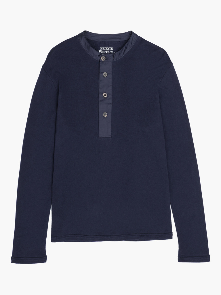 

Лонгслив Private White CASHMERE HENLEY