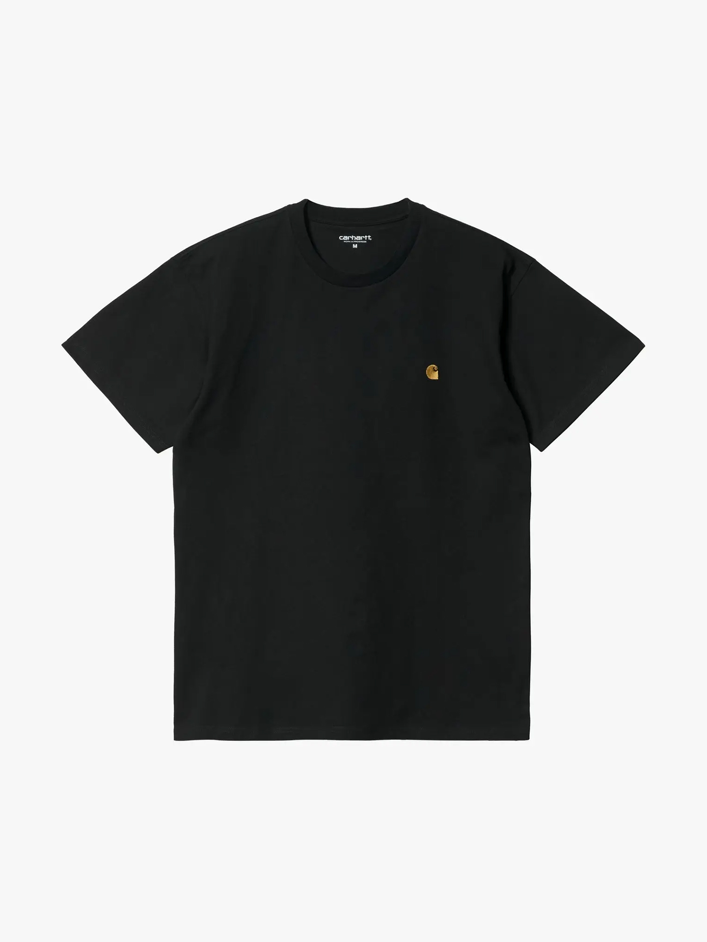 

Футболка CARHARTT WIP S/S Chase T-Shirt BLACK / GOLD, Черный