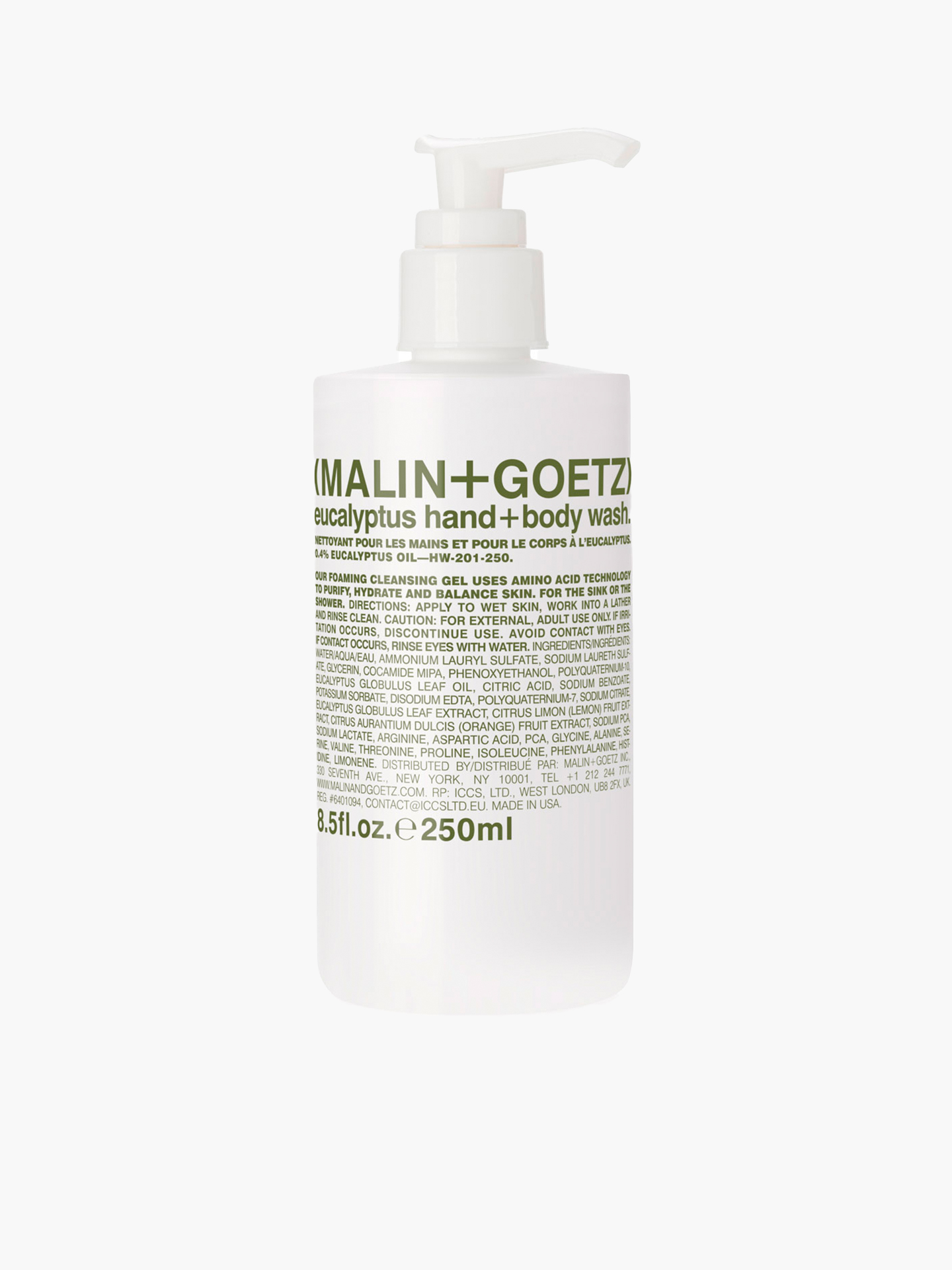 Гель-мыло для тела и рук Malin+Goetz Эвкалипт 250мл HW201250