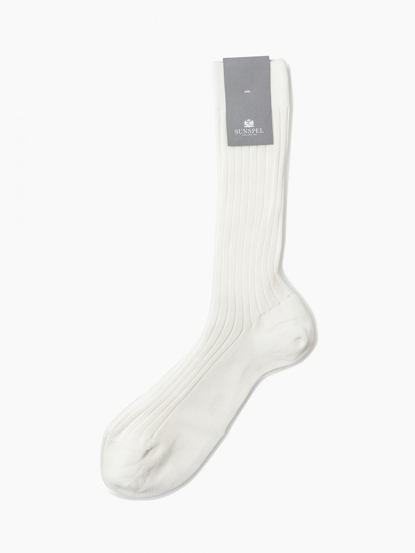 Носки Sunspel Cotton Ribbed Sock
