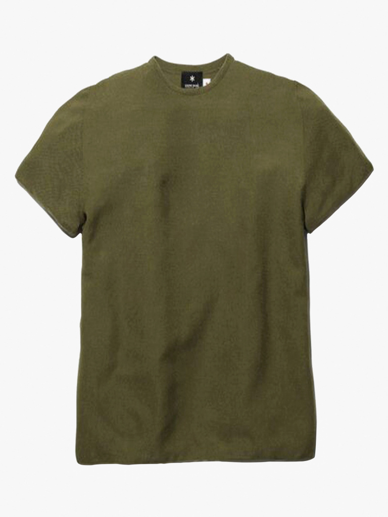 

Футболка Snow Peak WHOLEGARMENT Tee olive, Оливковый светлый