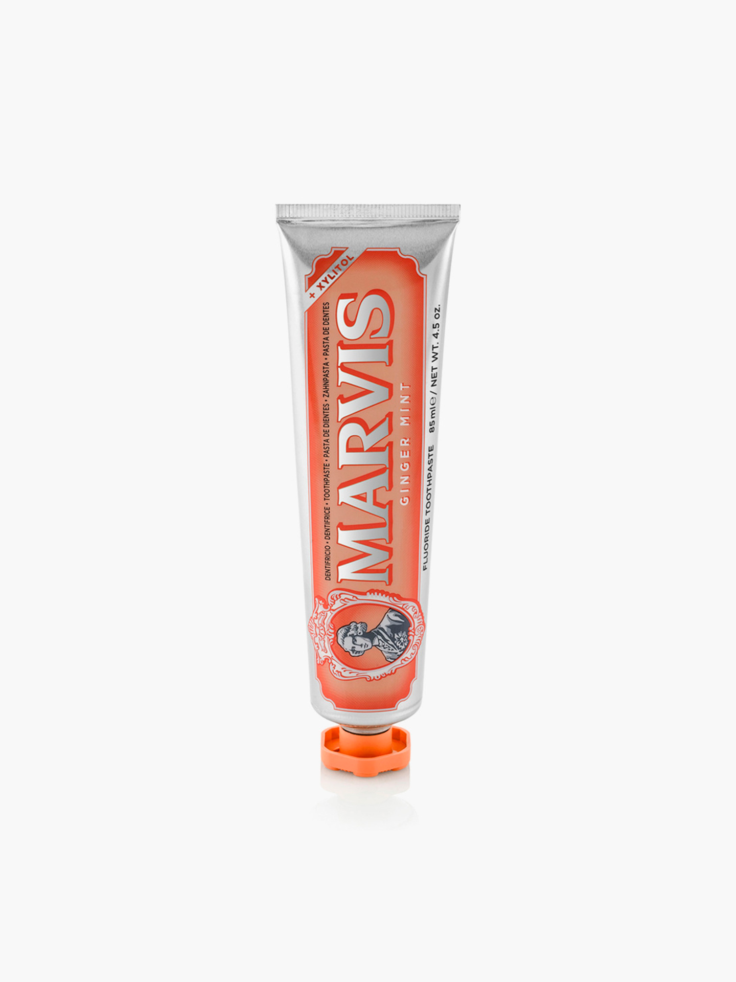 Зубная паста Marvis Мята и Имбирь 85мл 411173, цвет оранжевый - фото 1