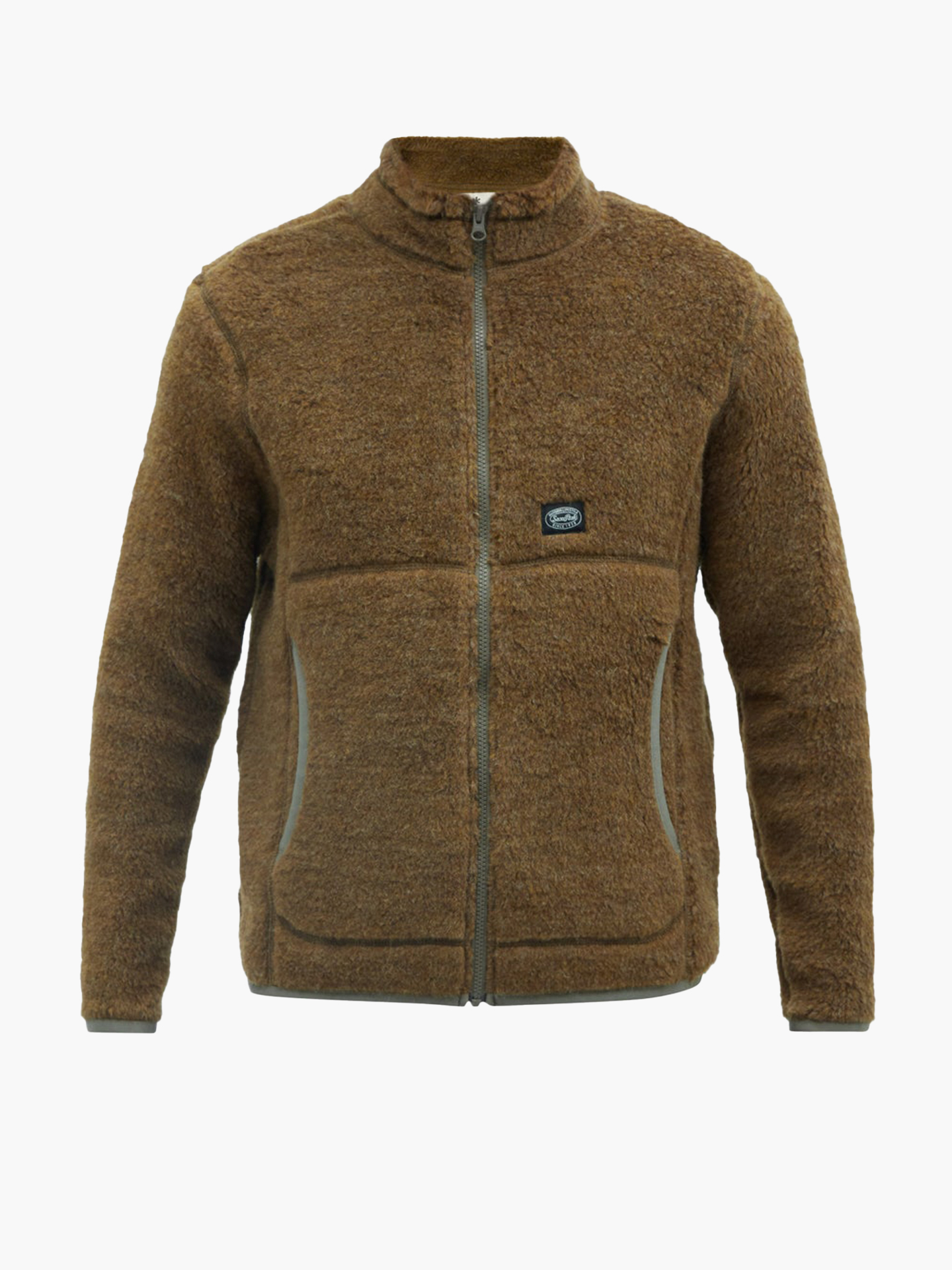Wool Fleece Jacket Куртка, муж, размер M, коричневый