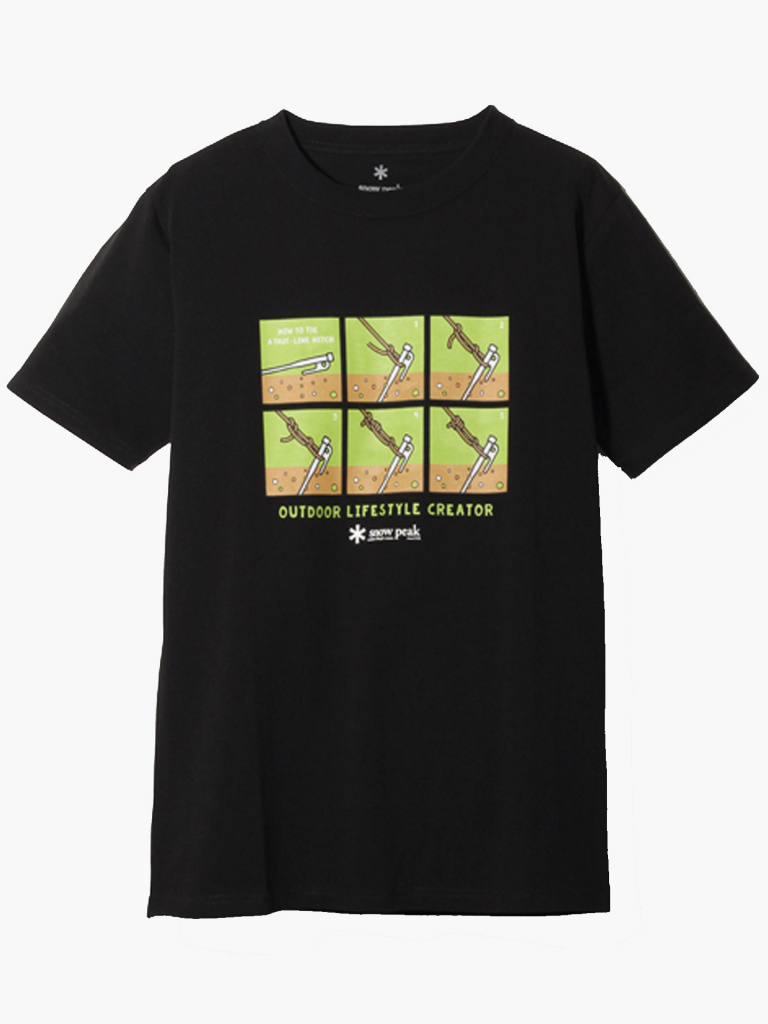 

Футболка Snow Peak Taut Line Hitch Tshirt