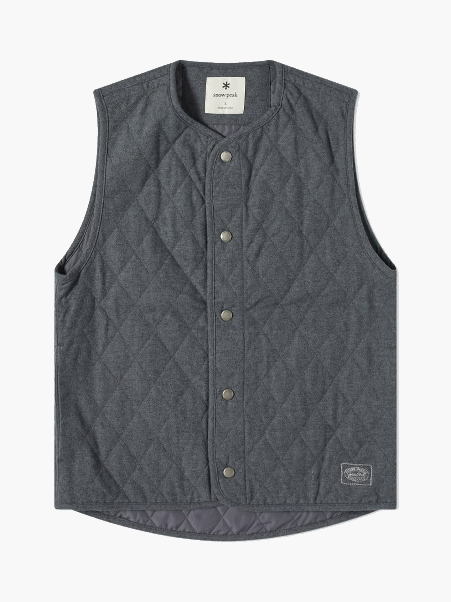 

Quilted Flannel Vest Жилет, муж, размер L, темно-серый