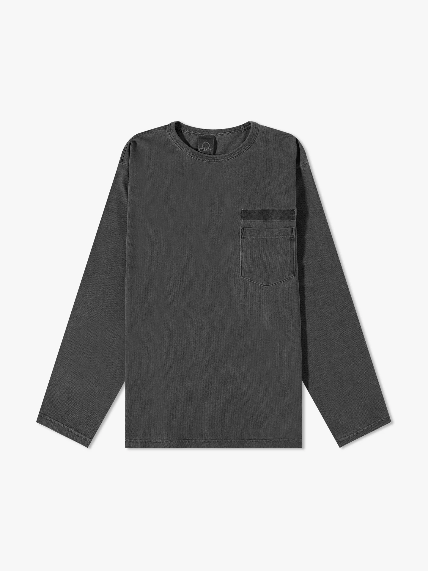 

Лонгслив FrizmWORKS PIGMENT DYEING MIL TEE grey, Темно-серый
