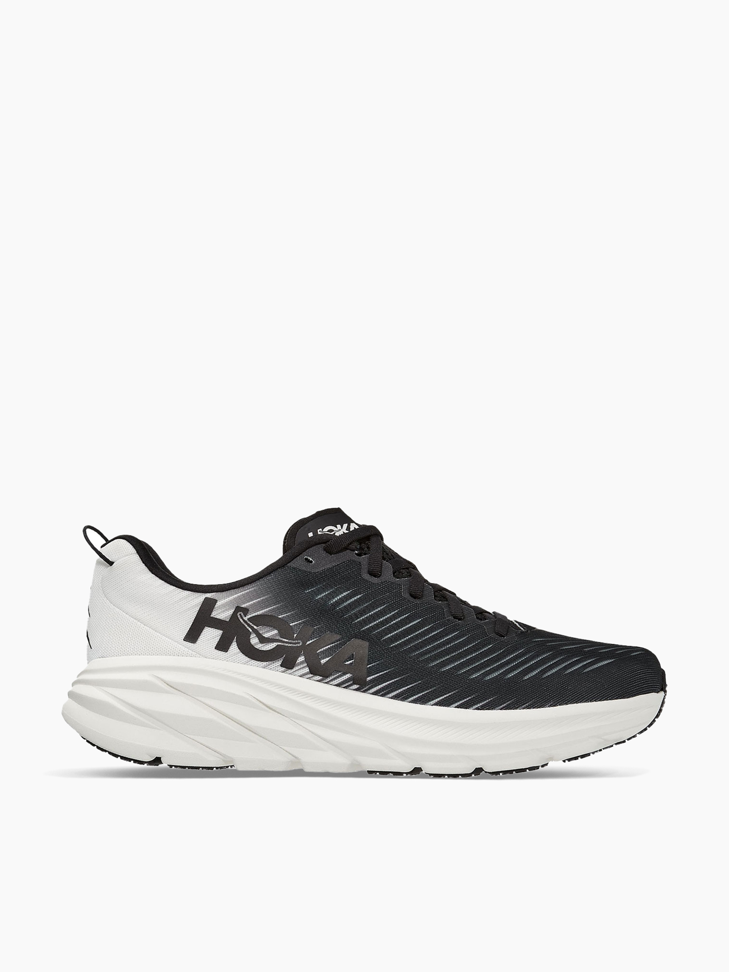 Кроссовки Hoka One One Rincon 3 Black/White PIC-1119395-BWHT-41,5, цвет черно-белый