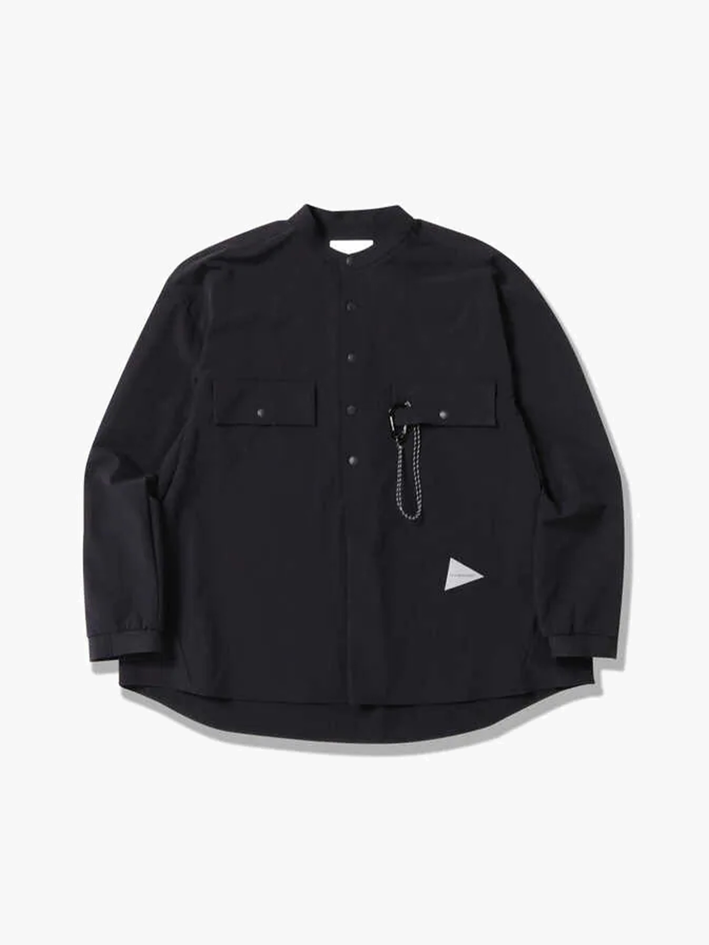 

Рубашка And Wander Light w cloth pullover shirt, Черный