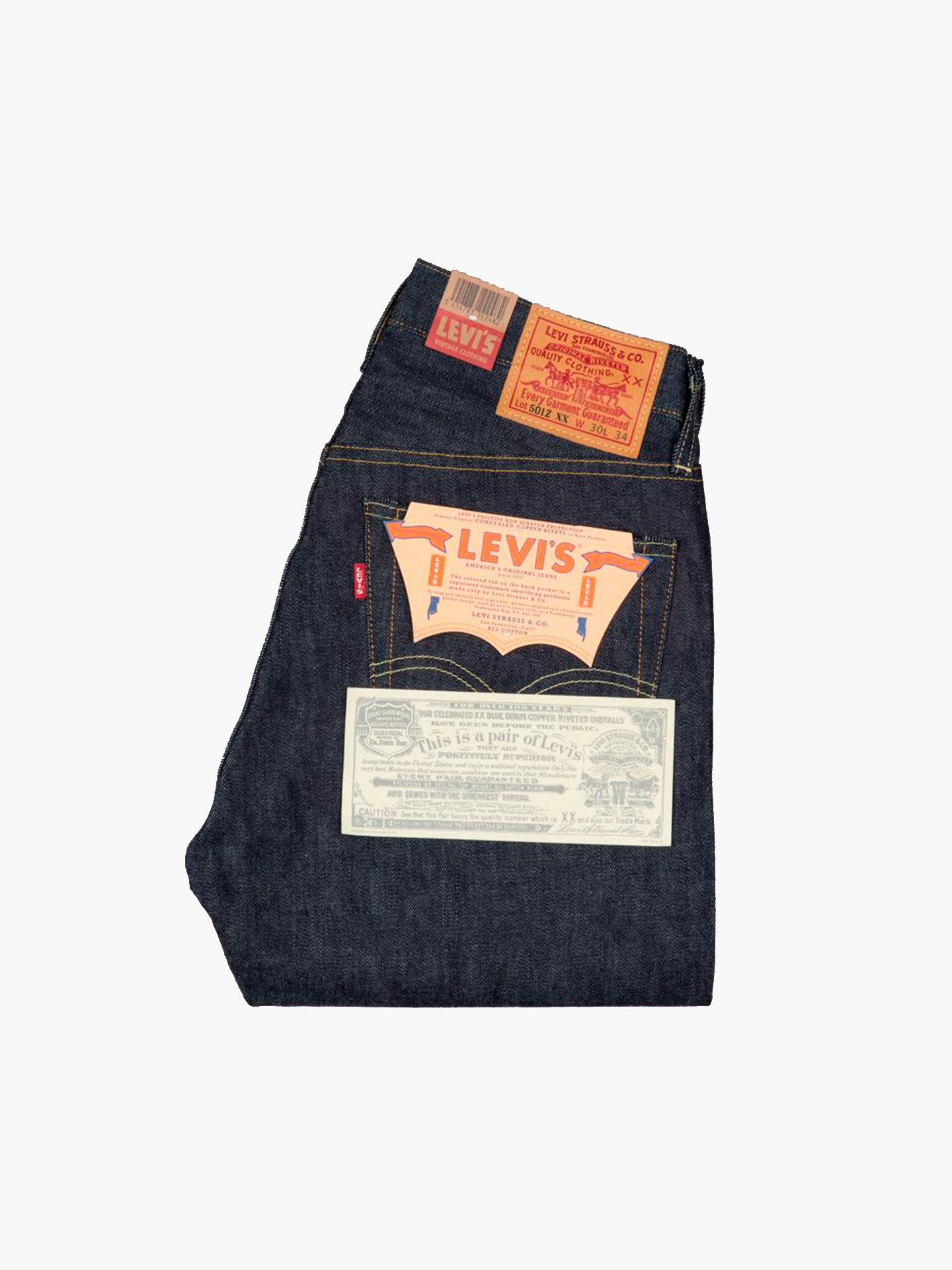 Джинсы Levis Vintage 1954 501 JEANS RIGID
