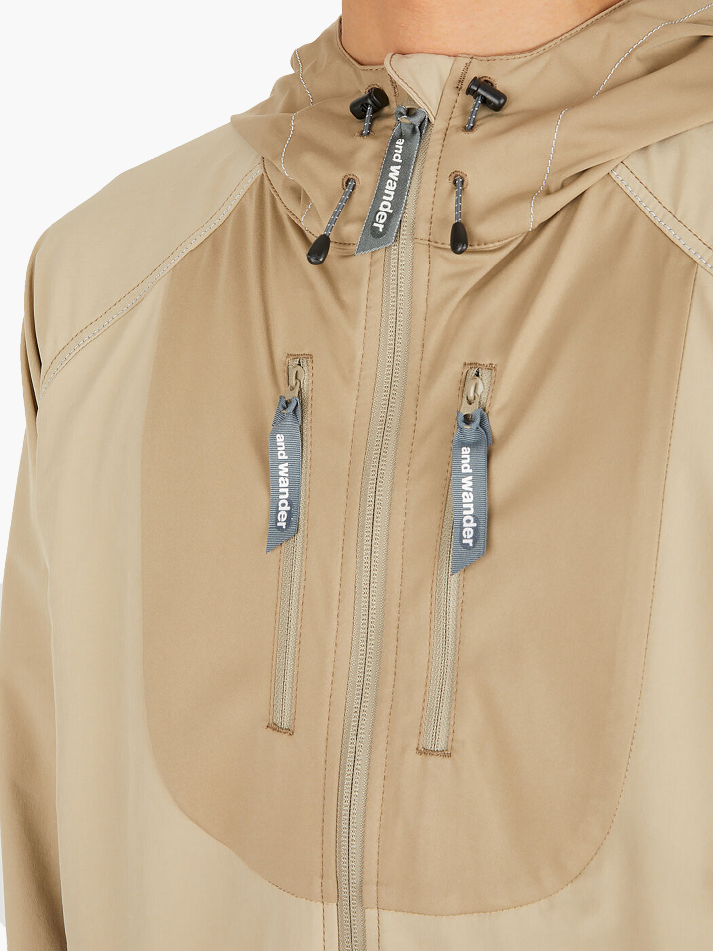 Куртка And Wander Trek jacket 2 beige