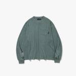 Футболка 23SS DYEING POCKET L/S TEE PIGMENT Green