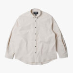 Рубашка FLANNEL FRENCH SHIRT TEAL белая