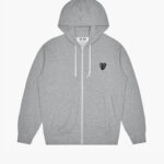 Толстовка Double Black Heart Hooded Sweatshirt Grey