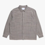 FLAT HEM WORKSHIRT CREAM Рубашка кремовая