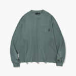 Футболка 23SS DYEING POCKET L/S TEE PIGMENT Green
