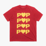 Футболка hearts t-shirt Haute Red