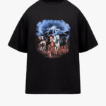 Футболка Horses Peach effect t-shirt