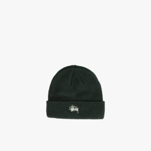 Шапка Stussy Basic Cuff Beanie Forest
