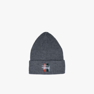 Шапка Bars Logo Cuff Beanie Grey