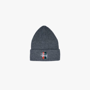 Шапка Bars Logo Cuff Beanie Grey