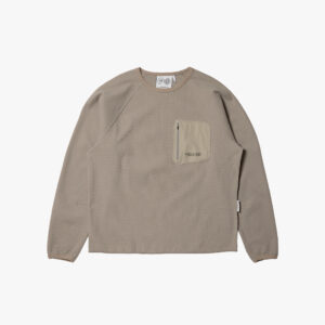 Лонгслив Waffle LS Crew Grey