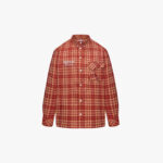 Рубашка Human Flannel Shirt Рубиновый